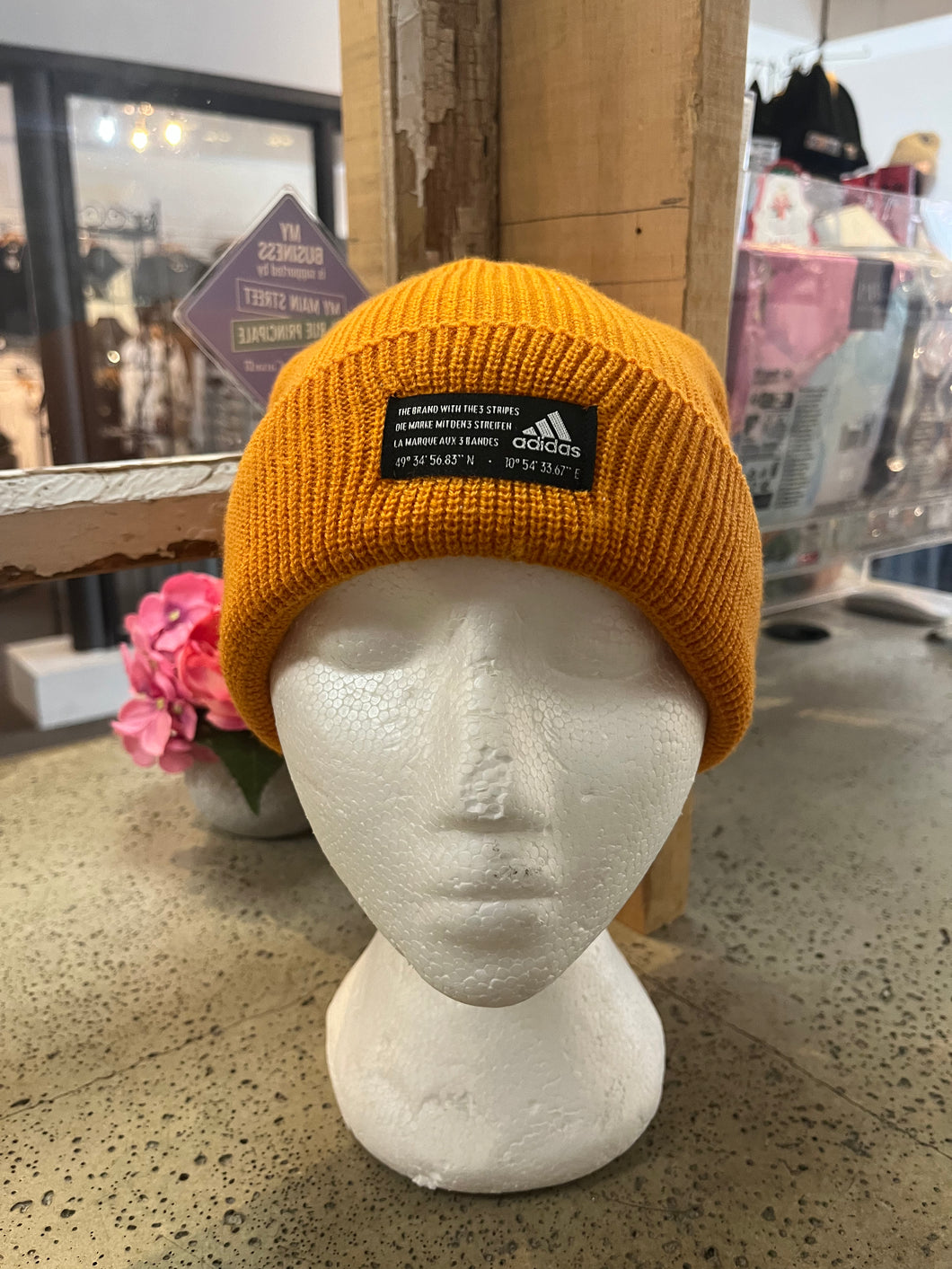 Orange Adidas Hat