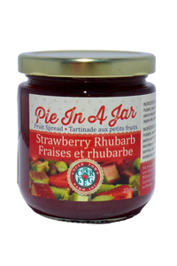 Strawberry Rhubarb Pie In A Jar (Only 2 Left!)