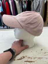 Cargar imagen en el visor de la galería, Guess Dusty Rose Velvet Baseball Cap
