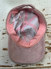 Cargar imagen en el visor de la galería, Guess Dusty Rose Velvet Baseball Cap
