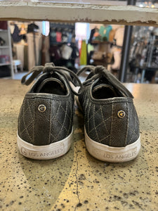 GBG Los Angeles Metallic Grey Sneakers (Size 10)