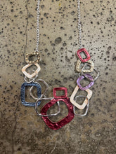 Load image into Gallery viewer, Colourful Squares Statement Necklace

