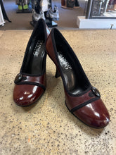 Load image into Gallery viewer, Franco Sarto Leather Red Heels (Size 6.5)
