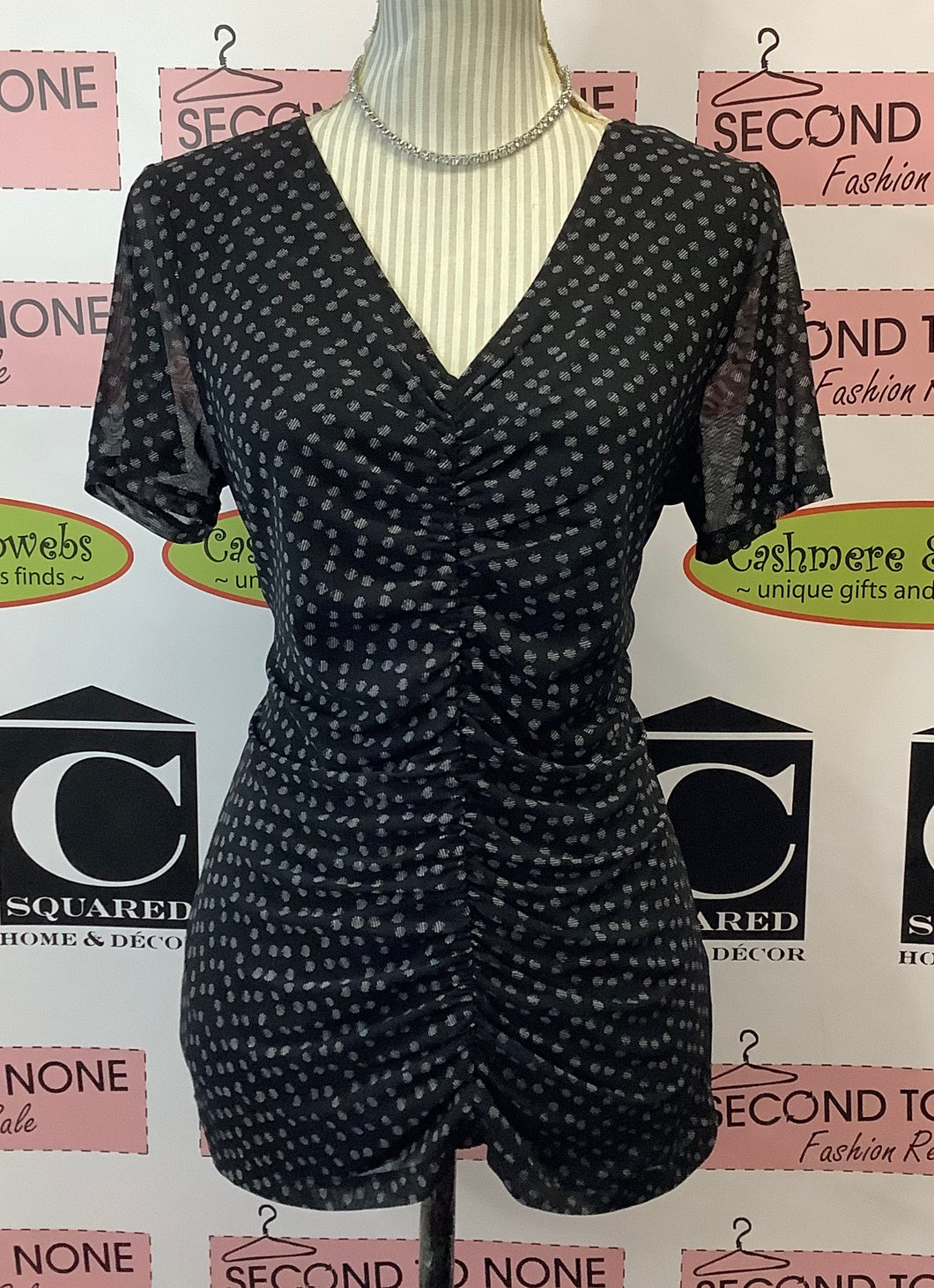 Nine West Dotted Top (Size M)