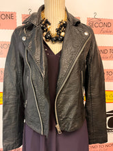 Charger l'image dans la galerie, American Eagle Faux Leather Moto Jacket (Size S)
