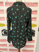 Load image into Gallery viewer, Christmas Tree Print Long Blouse (Size M)

