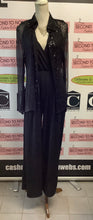 Load image into Gallery viewer, Olsen Europe Silk Sheer Sequin Blouse (Size M)

