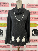 Load image into Gallery viewer, Snowy Penguins Sweater (Size XL)
