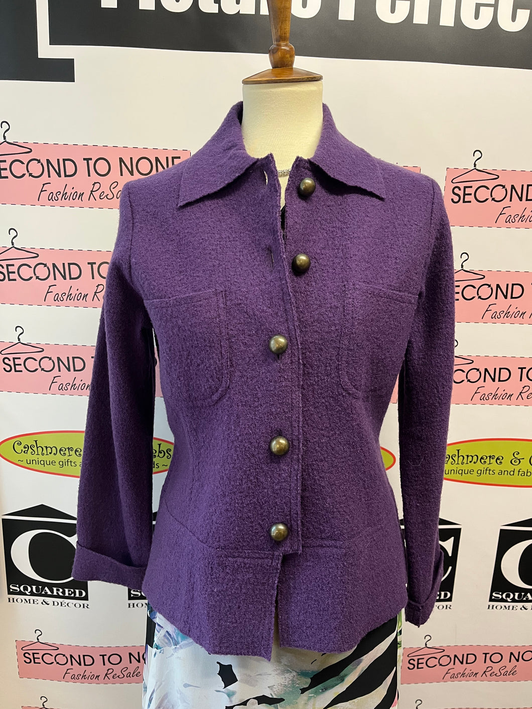 Tabi Wool Structured Jacket (Size M)