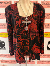 Load image into Gallery viewer, Vintage Marilyn’s Sparkly Red &amp; Black Set (Size 18)
