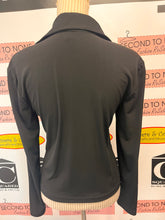 Charger l'image dans la galerie, Joseph Ribkoff Black Ruched Front Zip Top (Size 12)
