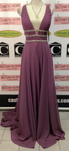 Load image into Gallery viewer, NWT J’Adore Deep V-Neck Evening Gown (Size 16)

