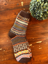 Charger l'image dans la galerie, Men's/Unisex Nordic-Design Fairisle Wool Blend Socks (4 Colors)
