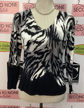 Load image into Gallery viewer, Chagall Sparkle Zebra Top (Size S)
