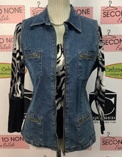 Load image into Gallery viewer, Chagall Sparkle Zebra Top (Size S)
