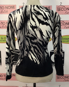 Chagall Sparkle Zebra Top (Size S)