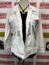 Cargar imagen en el visor de la galería, Frayed Linen/Cotton Jacket (2 Colors)(Back By Popular Demand!)(RESTOCKED!)

