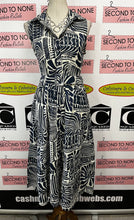 Load image into Gallery viewer, 100% Cotton Navy/Cream Abstract Sundress (Only 3 left!)
