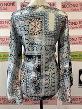 Load image into Gallery viewer, Paisley Slit Sleeve Top (S)
