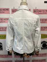 Cargar imagen en el visor de la galería, White Denim Jacket (Size PS)
