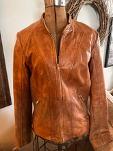 Load image into Gallery viewer, Danier Distressed Leather Moto-Style Jacket (Size Large)

