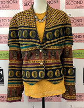 Load image into Gallery viewer, Vintage Gold Medallion Blazer (24)
