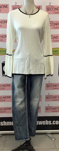 Calvin Klein Flare Sleeve Top (Size S)