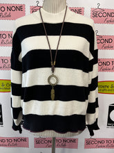 Cargar imagen en el visor de la galería, Scotch &amp; Soda Black Stripe Sweater (Size XL)
