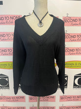 Load image into Gallery viewer, Sparkly Loose Knit Sweater (Size L)
