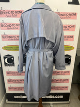 Load image into Gallery viewer, Vintage Powder Blue Spring Trench Coat (Size 11)
