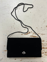 Load image into Gallery viewer, Vintage Fiona Black Velvet Evening Bag
