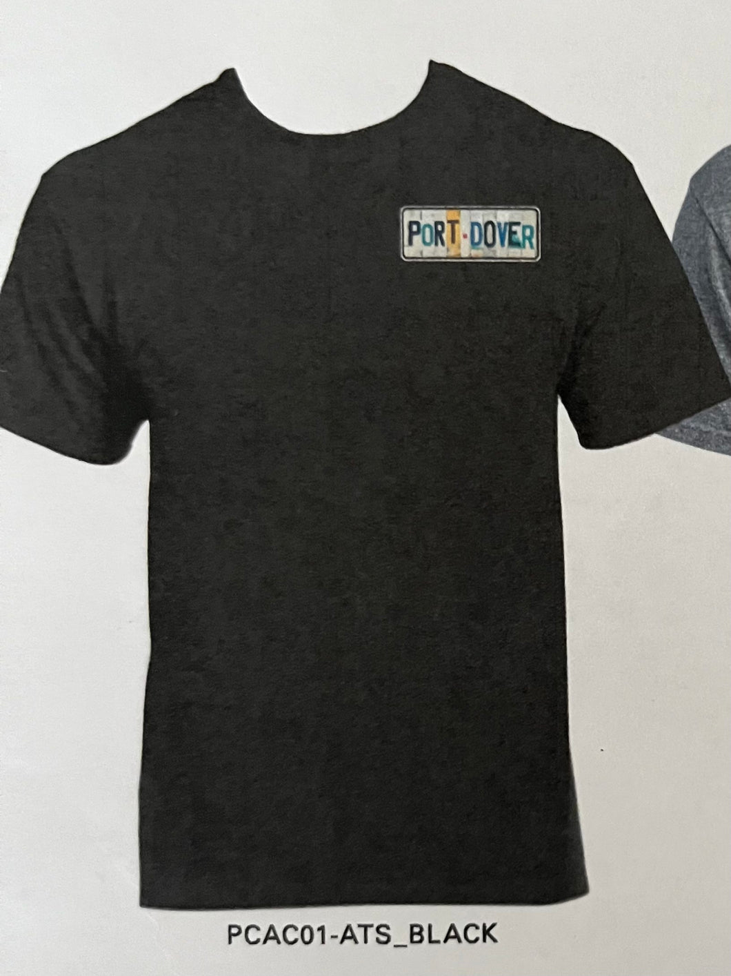 Exclusive Port Dover Licence Plate Patch Unisex T-Shirt (2 Colors)