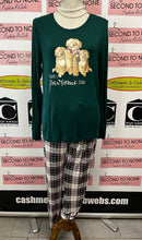 Cargar imagen en el visor de la galería, La Vie En Rose Doggy Sleepwear 2Pc Set (Size S)
