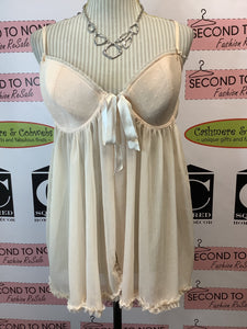 La Vie En Rose Peach Babydoll (Size XL)
