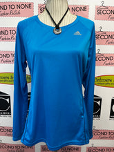 Cargar imagen en el visor de la galería, Adidas Blue Activewear Long Sleeve (Size L)
