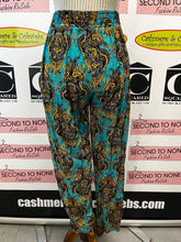 Cargar imagen en el visor de la galería, Teal Bohemian Pants (Size S/M)
