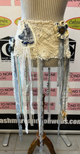 Cargar imagen en el visor de la galería, Upcycled Fabric &amp; Ribbons Belt Overlay (Dog Theme)
