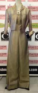 Alfred Angelo Iridescent Gown + Sheer Bolero (Size S)