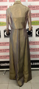 Alfred Angelo Iridescent Gown + Sheer Bolero (Size S)