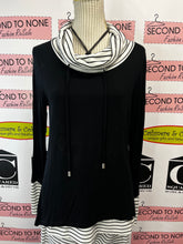 Load image into Gallery viewer, Orly Elegant B&amp;W Stripe 2pc Pant Set (Size S)
