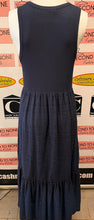 Cargar imagen en el visor de la galería, Desigual Navy Blue Eyelet Lace Maxi Dress (Size L)
