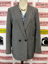 Cargar imagen en el visor de la galería, RW &amp; Co Houndstooth Single Breasted Blazer (Size 16)

