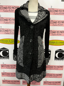 Cleo Mixed-Knits Tunic Sweater (Size S)