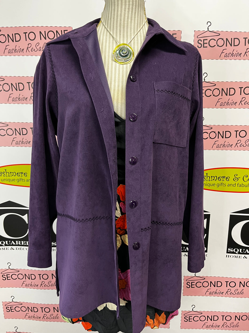 Tan Jay Brushed Cotton Long Shirt (Size S)