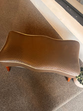Load image into Gallery viewer, Vintage Vinyl Footstool...Mid-Century Modern
