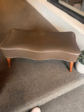 Load image into Gallery viewer, Vintage Vinyl Footstool...Mid-Century Modern
