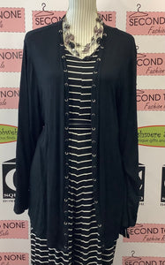 Belldini Shoelace Cardigan (Size 3X)