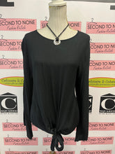 Load image into Gallery viewer, Tie Front Open Sleeve Top (Size XL)
