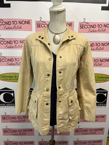 Armour Jeans Khaki Snap Jacket (Size XL)