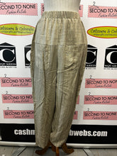 Load image into Gallery viewer, Linen-Blend Relaxed Pants (2 Colors)
